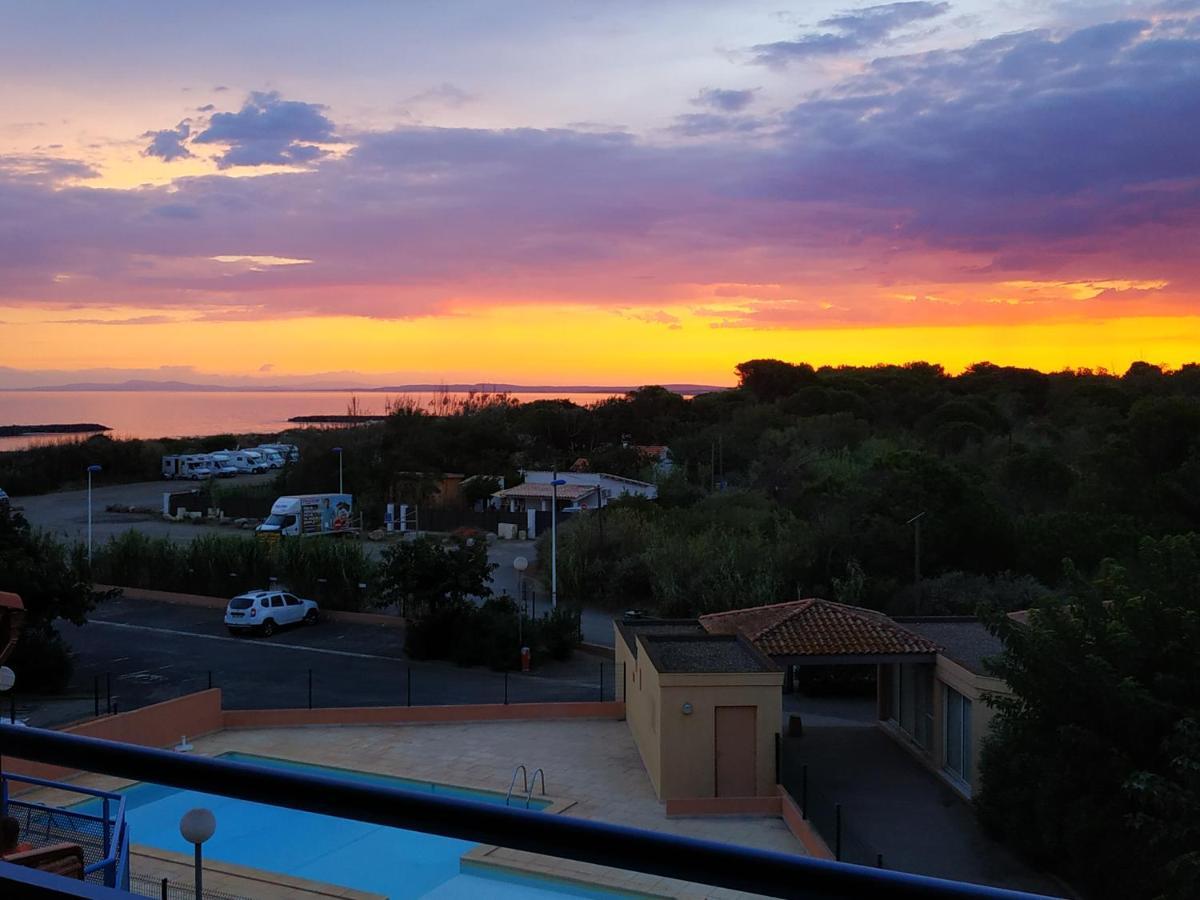 Appartement, Vue Sur Mer, Acces Direct Plage, Piscine Vias Exteriör bild